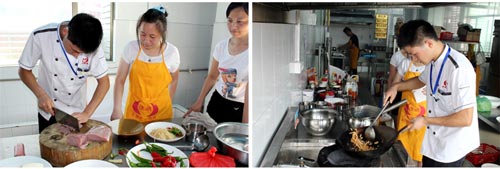 深圳龍崗煌旗小炒快餐培訓老師教學過程