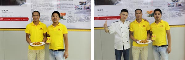 土家醬香餅培訓學員和老師合影