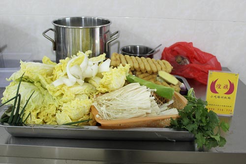 深圳觀瀾煌旗四川麻辣燙培訓學員食材