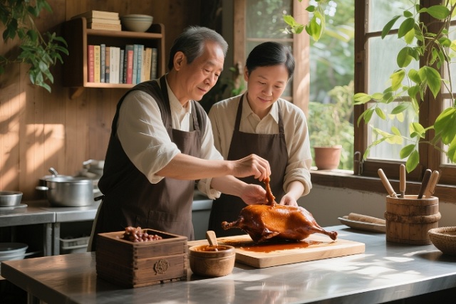 醬板鴨培訓(xùn)一對一指導(dǎo)
