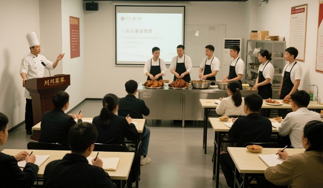 四川鹵菜教學與實操結合的場景